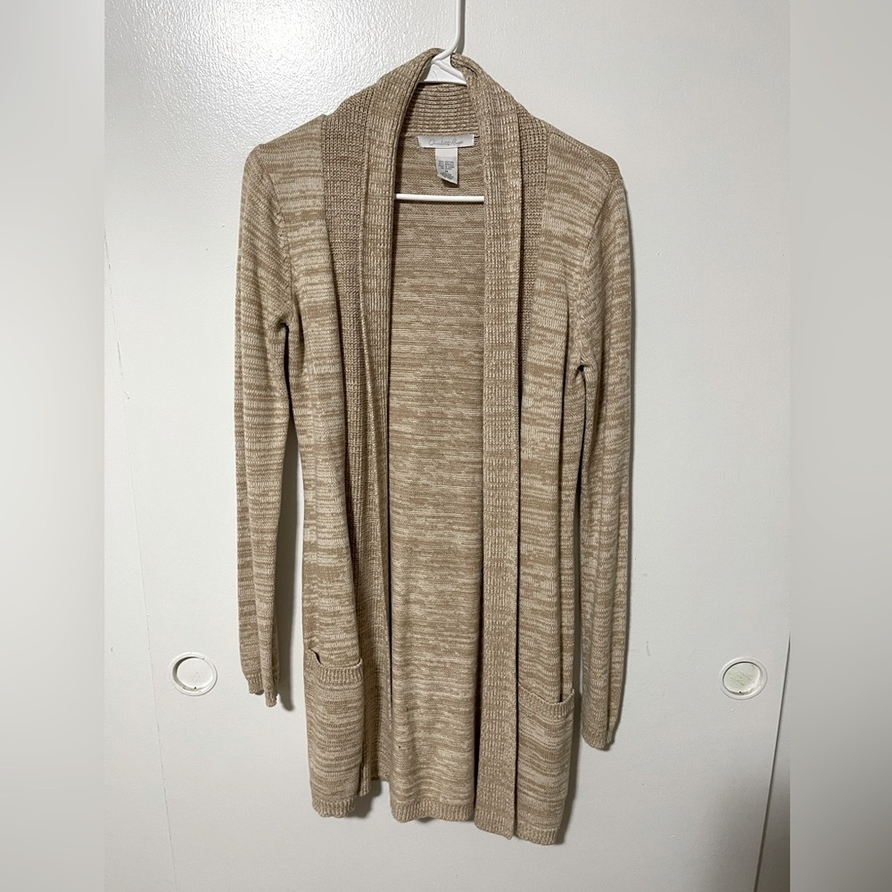 Charlotte Russe tan cardigan